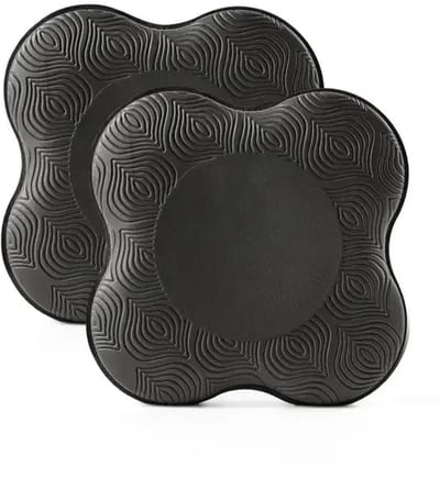 Yoga ondersteunende jelly pads - set van 2 - Myga - zwart