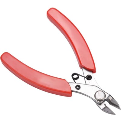 107F1 Mini Elektronische Diagonale Tang Kabel Zijsnijtang Draadknipper Handgereedschap S pink