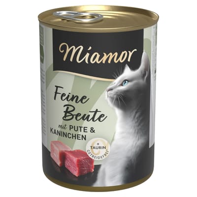 Miamor Fijne Prooi 24 x 400 g Kattenvoer - Kalkoen & Konijn
