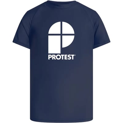 Protest PRTBerents Jr – Uv shirt Jongens – Korte mouwen – Ronde hals – Geel