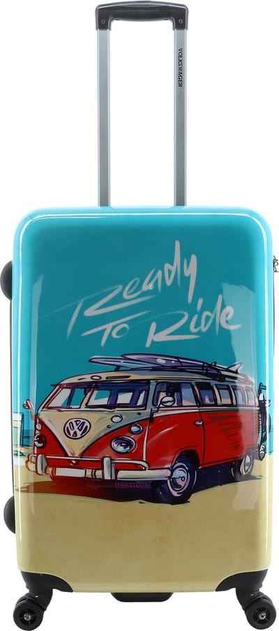 Volkswagen – Ready to Ride | Harde Koffer / Trolley / Reiskoffer – Medium (67 cm) - Bedrukt / Medium