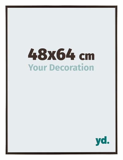 Your Decoration - Fotolijst 48x64 cm - Kunststof - Antraciet - Evry