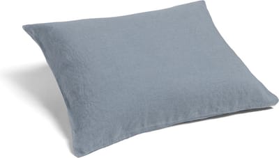Yumeko kussensloop gewassen linnen schemerblauw 50x60 - Biologisch & ecologisch - 1 stuk