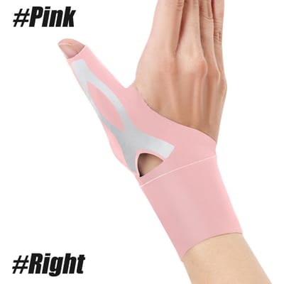 1 Stuk Duim Polssteun Brace Voor Arthritis Pijnverlichting Tendinitis Verstuikingen Sport Linker Rechter Handen Compressiehoes beige