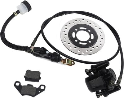 Allecto - Hydraulisch Remsysteem - Go Kart Remsysteem - Hoge prestaties - Achter Disc Rem Caliper Set - Betrouwbaarheid - Optimale remwerking - Ges..