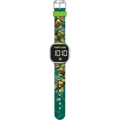 Disney LED Watch 5-DIS044 Turtles - TMNT - Kinderhorloge Met LED Display Voor Datum en Tijd - Blauw/Groen