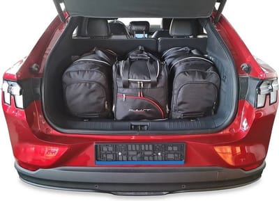 Ford Mustang Mach-E 2021+ 4-delig Reistassen Op Maat Auto Interieur Kofferbak Organizer Accessoires