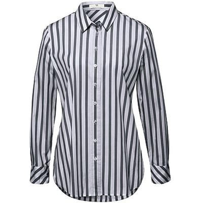 Blouse 100% katoen Van Peter Hahn wit