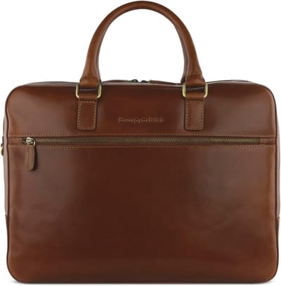 Leren Aktetas - Zaken tas - Zakelijk Gebruik - Ruim Interieur - 40 cm - Zwart
