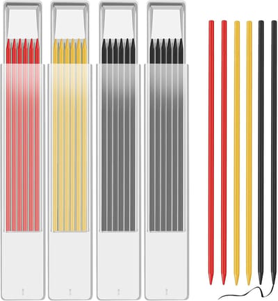Massief Timmerman Potlood Vullingen - 24 Stuks Houtbewerking Pen Vullingen - 2.8mm Timmerman Potlood Gereedschap