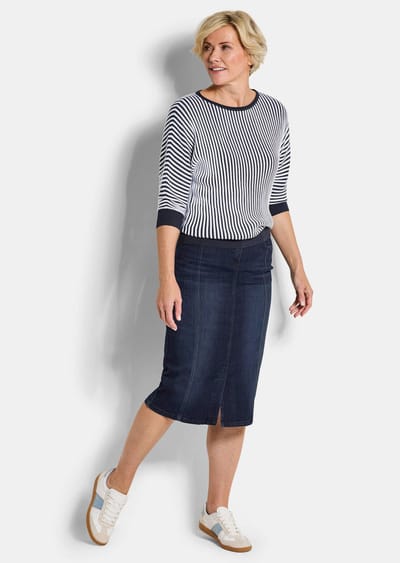 5-pocket model - marine - Gr. 40 van Goldner Fashion
