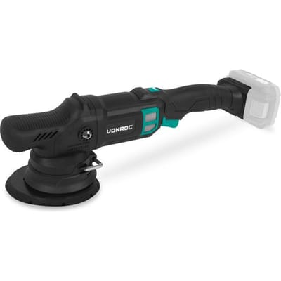 VONROC PRO Polijstmachine 20V - Ø 150mm - Borstelloze motor - Zachte start elektronica - Incl. Steunschijf - Excl. Accu en snellader