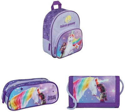 Unicorn Academy tassenset; rugzak, etui en portemonnee