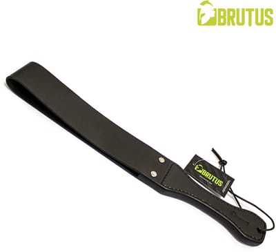 BRUTUS Leather Folded Slapper - Kracht en controle