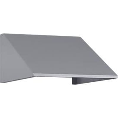 Schuin dak voor C+P lockerkast Resisto, helling 26°, B 396 x D 540 x H 230 mm, staal, aluminium wit RAL 9006