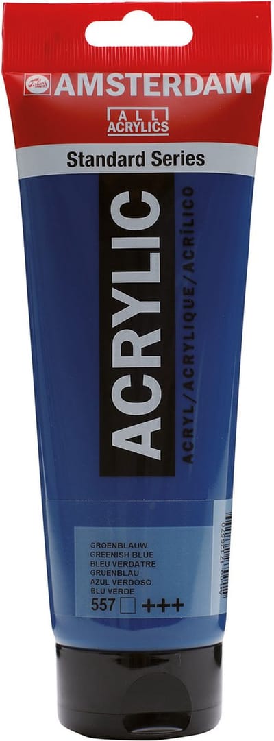 Acrylverf - 557 Groenblauw - Amsterdam - 250 ml