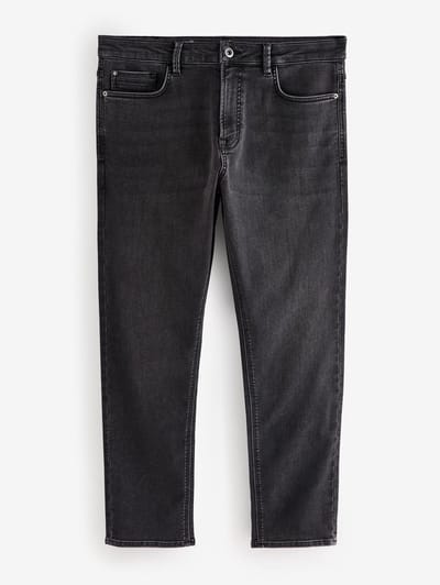 Next - Heren - Comfortabele slim-fit stretchjeans - Zwart