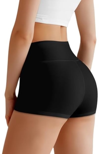 Sportlegging met hoge taille - Ademende stretch shorts voor vrouwen - Ideaal voor yoga en fitness