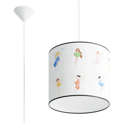 Sollux Lighting Hanglamp Wróżki - E27 - veelkleurig - PVC - 95x30x30cm