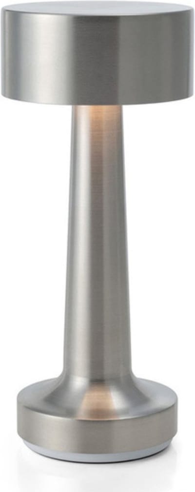 Oplaadbare Tafellamp - Draadloos & Dimbaar - Touch Bediening - voor Binnen & Buiten - Oplaadbaar - Tafellamp op Batterijen - Accu - Tafellampen zonder Snoer - Decoratie Woonkamer, Slaapkamer & Tuin - Tafel lamp - Nachtlamp - Industrieel