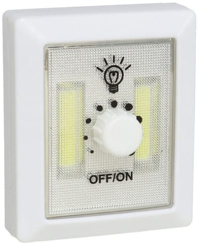 Gerimport Kastlampen - met dimmer - LED lampen - wit - 7 x 8.6 cm