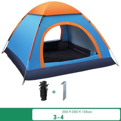 Tent Buiten 3-4 Personen Automatisch Buiten Kamperen Dik Regenbestendig Snelheid Open Tent