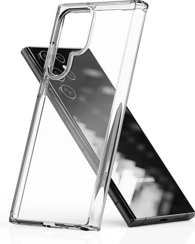 Hoesje geschikt voor Samsung S22 UltraTransparant - Shockproof Hoesje geschikt voor Samsung S22 Ultra - Doorzichtig