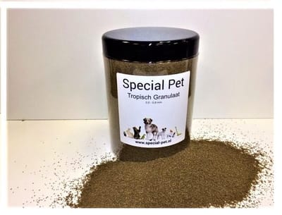 Special Pet Tropisch Granulaat 0,5–0,8 mm – Visvoer voor Tropische Vissen – Hoog Eiwit 47% – Helder Water & Gezonde Groei