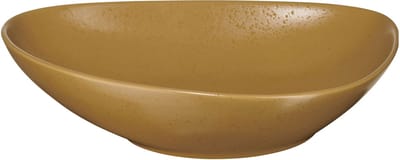 ASA Selection Cuba Ocra soep- / pastaborden, soepbord, pastabord, dinerbord, steengoed, geel, 27 cm, 1220429
