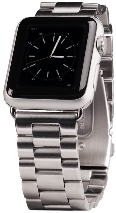 Hama RVS bandje - Apple Watch Series 1/2/3 (38mm) - Zilver