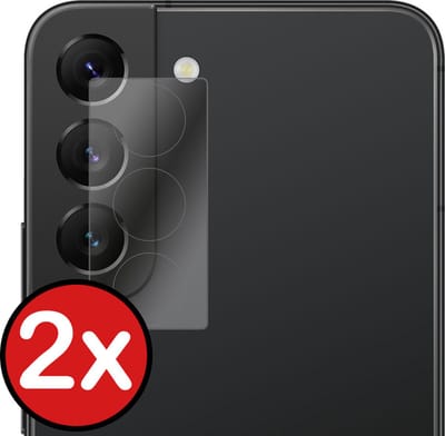 Camera Lens Protector - 2 Stuks - Geschikt voor Samsung Galaxy S22 - Camera Screenprotector - Beschermglas - Gehard Glas - Tempered Glass - Screen Protector