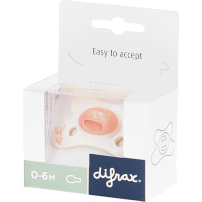 Difrax fopspeen little venture 0-6 maanden Light Pink unisex