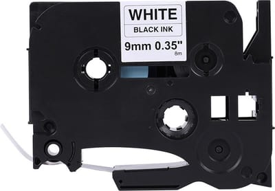 Brother TZ-221 - Labeltape - Huismerk Compatible - Geschikt voor Brother GL-100 PT-1000 PT-1000BM PT-1010 PT-1010B PT-1010NB PT-1010R PT-1010RDT PT-1010S PT-1090 PT-1090BK PT-1100 - TZE-221 LT-221 alternatief - Brother labeltape