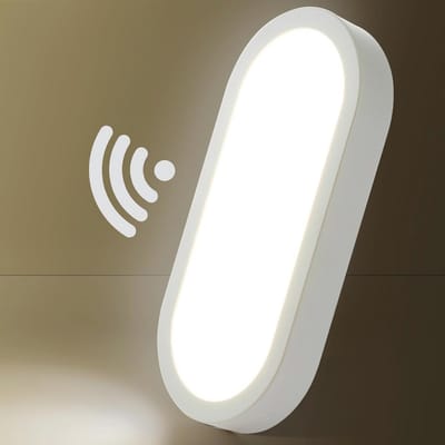12W LED-plafondlamp met Bewegingssensor - Vochtbestendige Lamp voor Badkamer, Gang en Garage