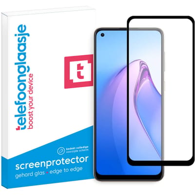 OPPO Reno8 5G screenprotector gehard glas Edge to Edge