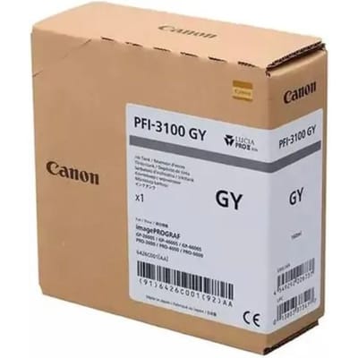 Canon PFI-3100GY inktcartridge 1 stuk(s) Origineel Grijs