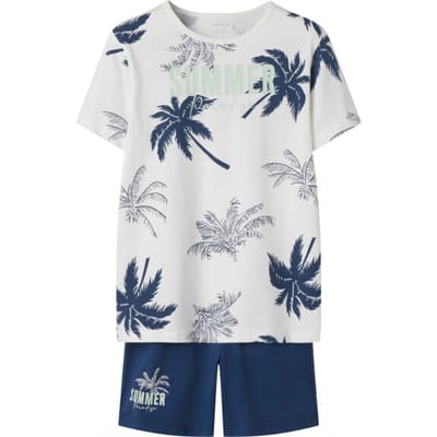 NAME IT NKMNIGHTSET SS TITAN SUMMER NOOS Jongens Nacht setje - Titan