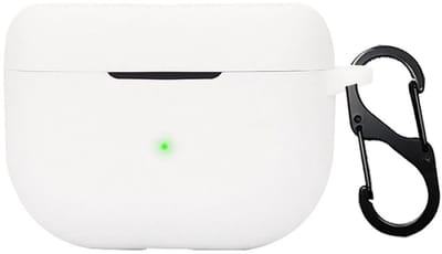 Dailygoods - Hoes voor Jabra Elite 8 Active - Ultradunne siliconen hoes - Valbestendig - Wit - Anti-vuil - Geschikt voor Jabra Elite 10