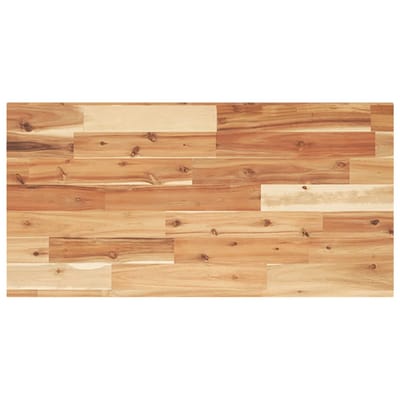 vidaXL - Wastafelblad - met - olieafwerking - 80x40x2 - cm - massief - acaciahout