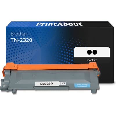PrintAbout huismerk Toner TN-2320 Zwart Multipack Hoge capaciteit Geschikt voor Brother