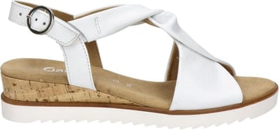 Gabor Best Fitting dames sandaal - Wit - Maat 39
