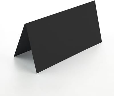 Dailygoods- Tafelkaarten 100 stuks - Blanco Plaatskaartjes - Naambordjes - Verjaardagen/Bruiloften - 10 x 5 cm - Hoogwaardig Papier - Plaatskaarten