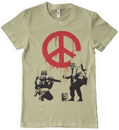 Hybris Soldie-rs -Painting CND-Sign T-shirt SH-1-BK001-H33-8