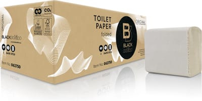 BlackSatino - Gevouwen Toiletpapier - 36 x190 vel - 062750 - Cradle to Cradle Certified®