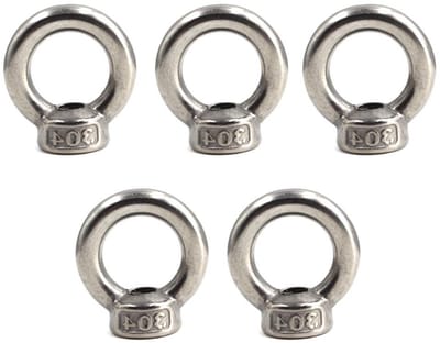 RVS Ringmoeren M10 voor Bevestiging en Montage - Set van 5 Stuks voor Duurzame Toepassingen