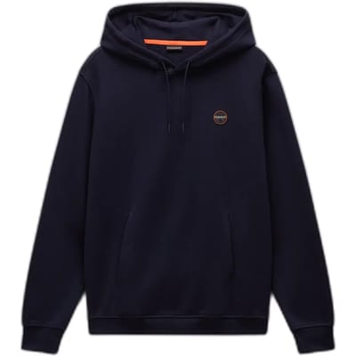 Napapijri Badge Hoodie Navy - Maat XL - Heren - Hoodies