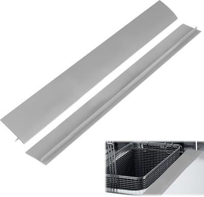 Spleetvuller Kookplaat - Aanrecht Vulling - Keuken Schoonhouden - Hittebestendig Siliconen - 2x 635 cm - Zwart