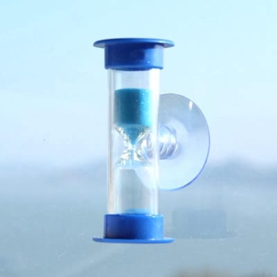 CVD® High Quality Douchetimer - Douchewekker - Doucheklok - douchetimer 3 minuten - Douchetimer - Zandloper Met zuignap - Blauw