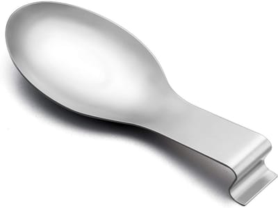 Daity 1 stuks - Lepel Mat - Keuken Gerei Houder - ultra-duurzaam - roestvrijstalen - vaatwasserbestendig - een goede hulp in de keuken (zilver)