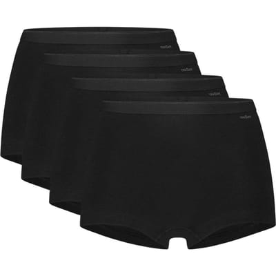 Ten Cate Basics Organic Cotton Stretch Short 4-pack Zwart-XL